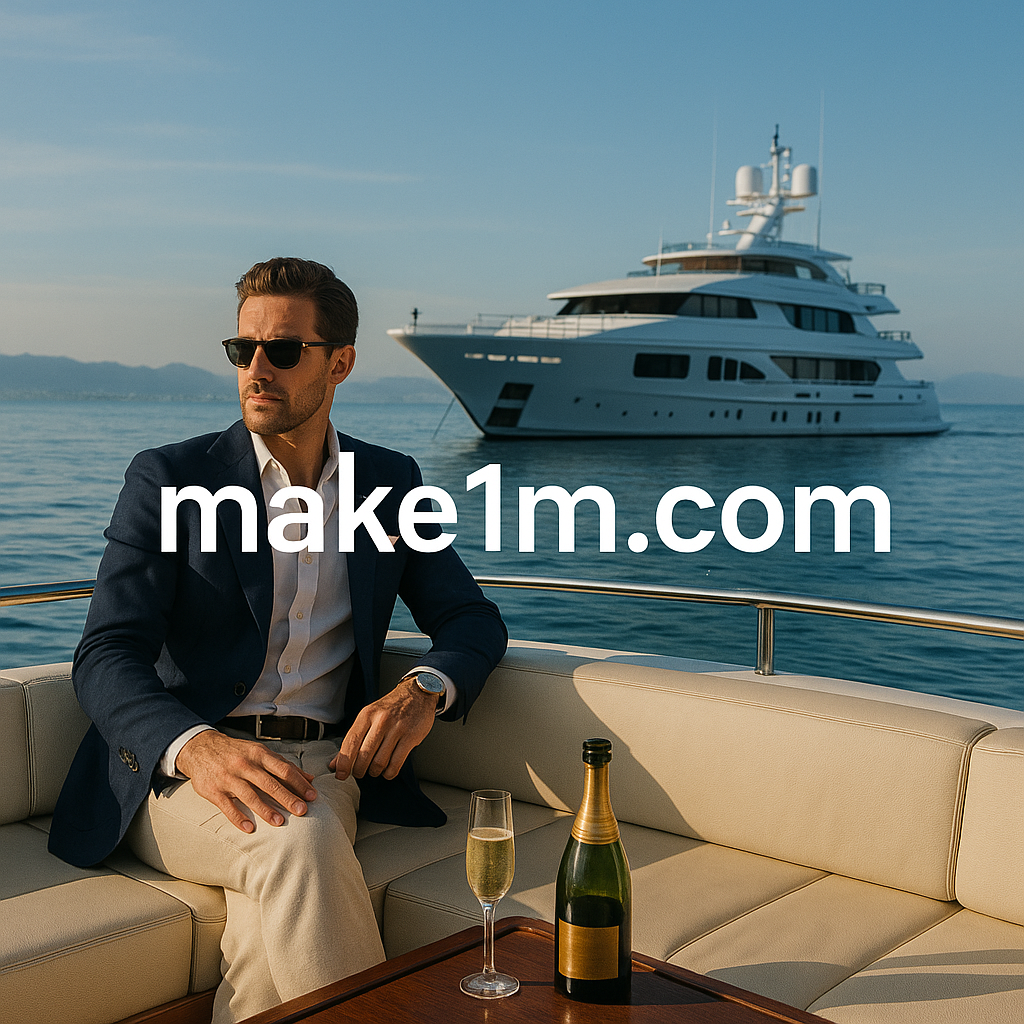 make1m.com Luxury Yachts: Sail into the Millionaire Lifestyle